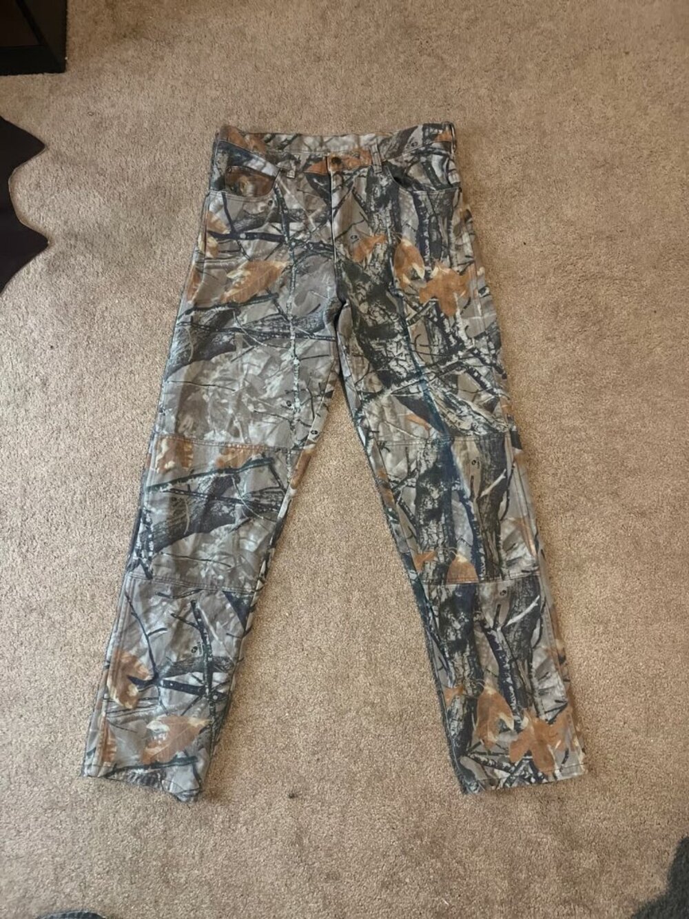 Wrangler Fusion 3.0 Camo Double Knee Jeans 34x34